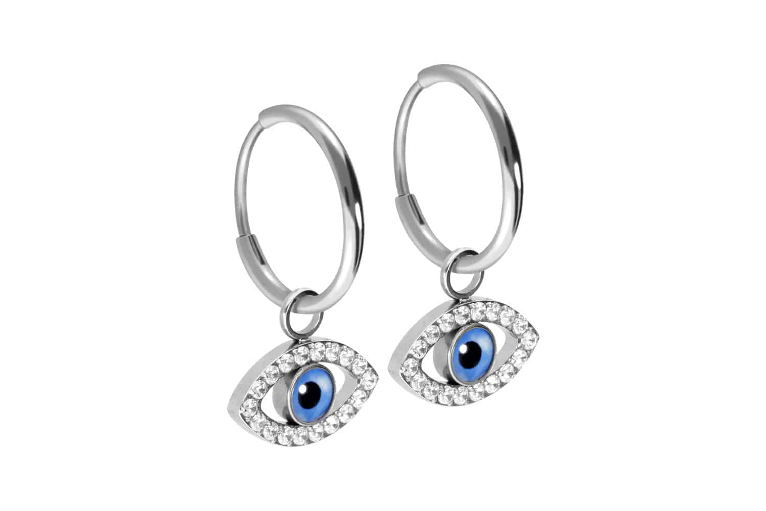 Titan Ohrclicker Creolen AUGE von Piercingline